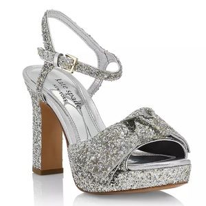 Kate Spade Miya Glitter Ankle-Strap Sandals NEW!  In box!  Never worn!